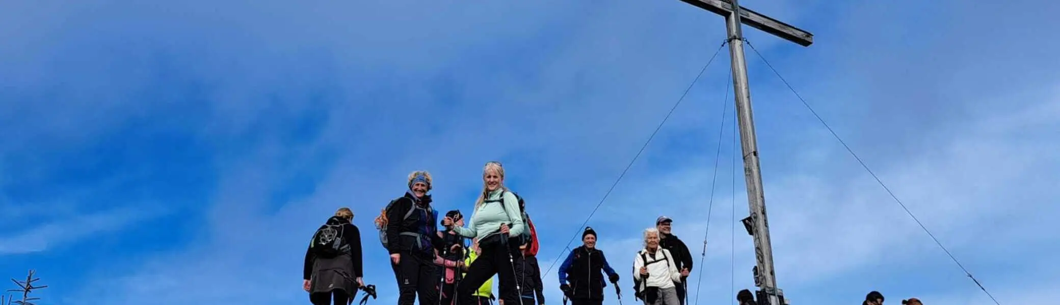 Gipfelfoto am Jochberg | © Sabine Kresta