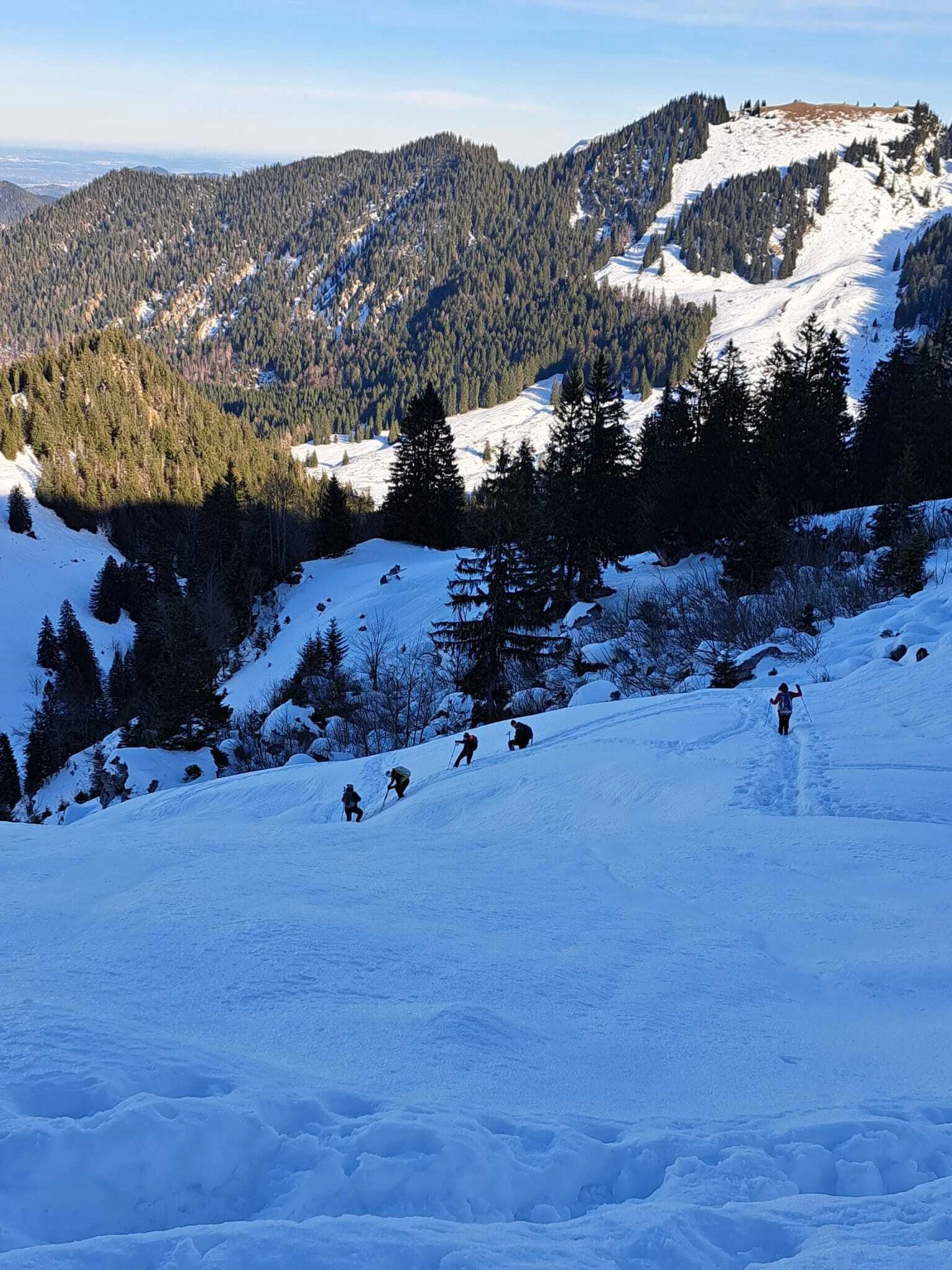 Sabine Kresta | © Abstieg nach der Pause am Plateau