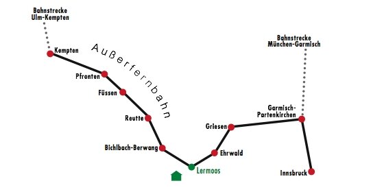 Öffentliche Anreise | © DAV Wolfratshausen Öffentliche Anreise | © DAV Wolfratshausen